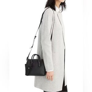 J Crew Juliette collarless sweater-blazer size S